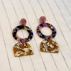 Fun Drop Acrylic Earrings